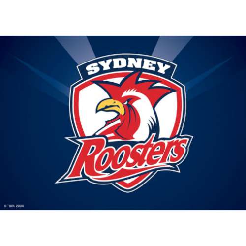 Roosters NRL Edible Icing Image - A4 - Click Image to Close